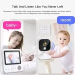 Caméra de surveillance pour Bébé – Ecran d’affichage de la température – audio bidirectionnel – ABM900 – Image 3
