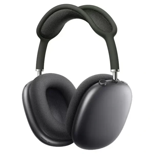 Apple Airpods Max – avec Pochette – Casque circum-aural fermé sans fil – Réduction de bruit active – Bluetooth 5.0 – Commandes/Micro – Autonomie 20h – Charge rapide – Noir