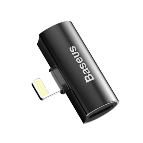 Adaptateur Baseus Audio Converter L46 de Lightning vers 2x port Lightning (femelle) – CAL46-01 – Noir