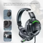 Casque de Jeu Stéréo – Microphone HD – lumières RGB – Yesido EK01 – Image 4
