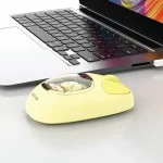 Souris sans fil Green Lion Moosh – GNMSHMSEYL – Jaune – Image 3