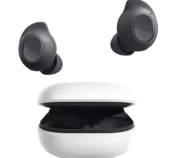 Samsung Galaxy Buds FE – Ecouteurs intra-aurculaires sans fil – IPX2 – BT5.2 – Reduction active de bruit – 3 microphones – 29h Autonomie – Graphite