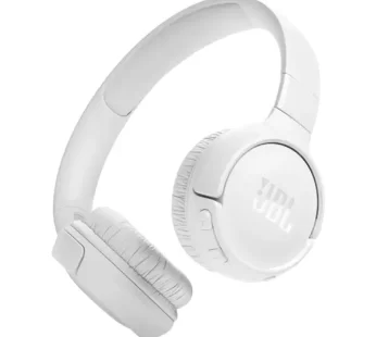 JBL Tune 520BT – Casque supra-auriculaire sans fil – Bluetooth 5.3 – Autonomie 57h – Blanc