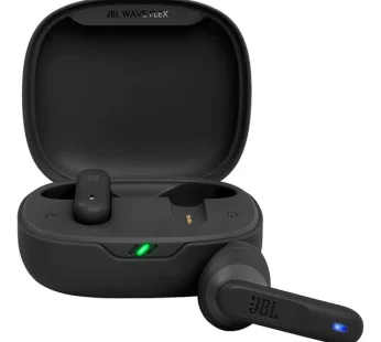 JBL Wave Flex – Écouteurs intra-auriculaires Sans Fil – IP54 – Bluetooth 5.2 – Commandes/Micro – Autonomie 8 + 24h – Noir