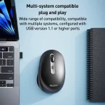 Souris sans fil 1600DPI 2,4 GHz – Yesido KB17 – Blanc – Image 4