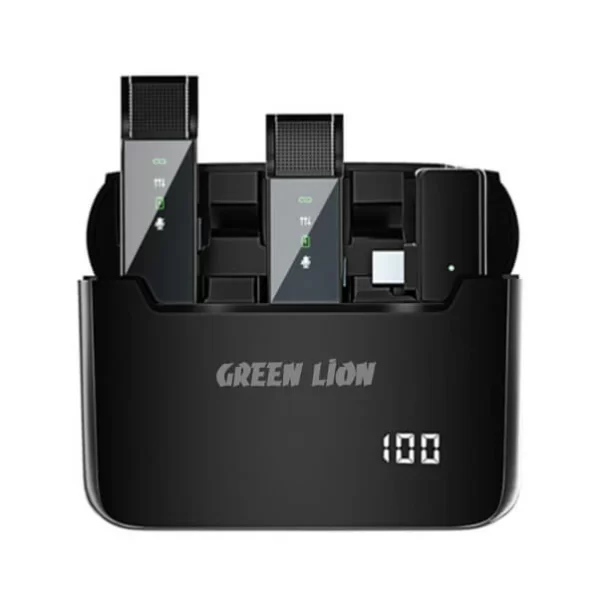 Micro cravate à Affichage Numérique Green Lion 2en1 – GN2IN1DDMLTBK