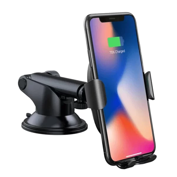 Baseus Support de téléphone – chargeur sans fil – WXYL-A01 – pour voiture avec bras réglable – noir – Image 9