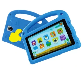 Kidy Pop Tab – Tablette éducative – 2Go/32Go – écran 7″ – Wifi – Dual SIM – 2 Caméras – jeux et apps – Bleu
